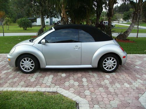 2004 vw beetle,2.0 gls,no rust fla. ultimate tanning machine,low miles,roadster