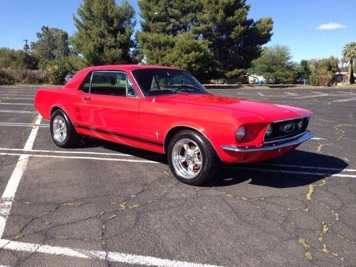 1967 ford mustang restomod~gtclone~factory v8/4speed~norust~noreserve~66~65~68~