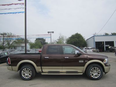 Brand new sleek brown 2013 ram 1500 longhorn laramie pick up truck