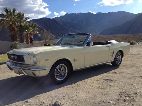 Ca 1966 mustang 289 convertible ss wheels 2 own orig paint pony int 65 64 66 67