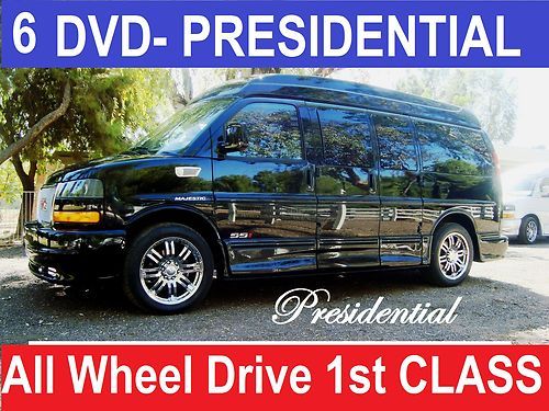 All wheel drive high top, 6 dvd presidential , custom conversion van