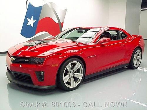 2012 chevy camaro zl1 supercharged 6spd sunroof hud 11k texas direct auto