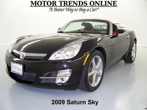 Convertible leather suede chrome wheels luggage rack auto 2009 saturn sky 14k