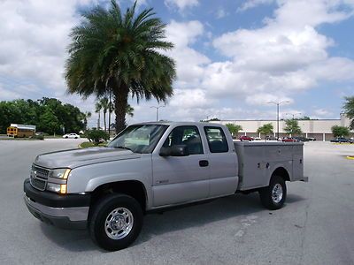 Chevy 3500 ext cab 4dr 4x4 stahl service utility body work truck florida truck