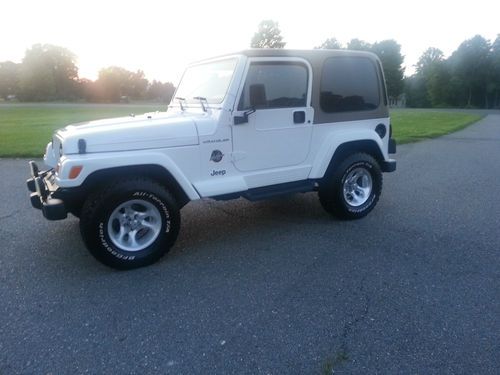 2002 jeep wrangler sahara sport utility 2-door 4.0l 97k miles