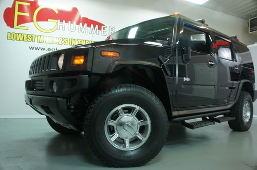 2007 hummer h2 luxury for sale~rare black/black~low miles~only 10,800 miles~mint