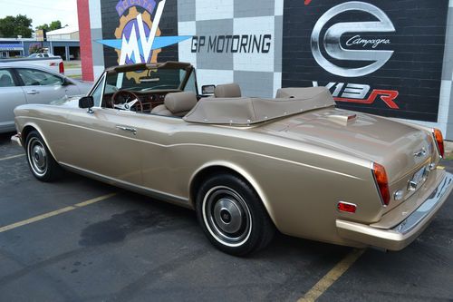 1982 rolls-royce corniche convertible low 28919 miles worldwide shipping