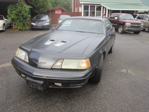 1987 t bird 2.3l turbo couple rust free  5 speed