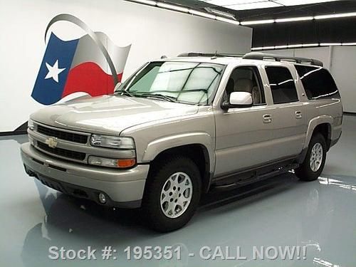 2005 chevy suburban z71 4x4 sunroof htd leather dvd 69k texas direct auto