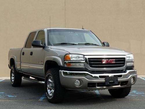 ~~03~gmc~sierra~2500~hd~diesel~4x4~leather~crew~cab~shortbed~nice~no~reserve~~