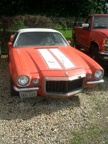 1971 chevrolet chevy camaro rs rally sport split bumper 350 ci v8 2 door coupe