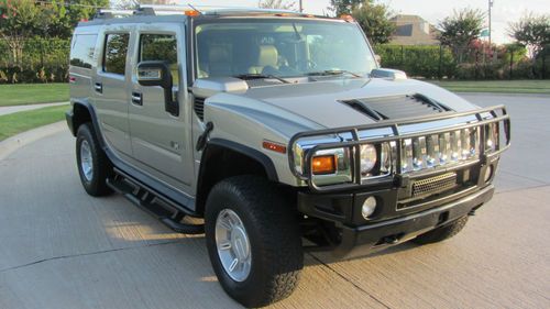 2003 hummer h2 excellent condition pewter color low miles 58500