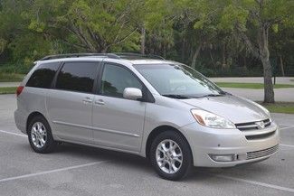 2004 toyota sienna xle limited silver leather alloy wood dvd sunroof, no reserve
