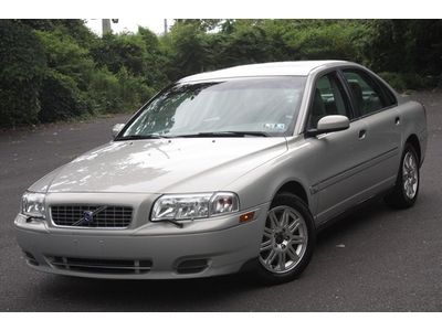 2004 volvo s80 2.5l t5 leather sunroof brand new tires clean carfax  no reserve!