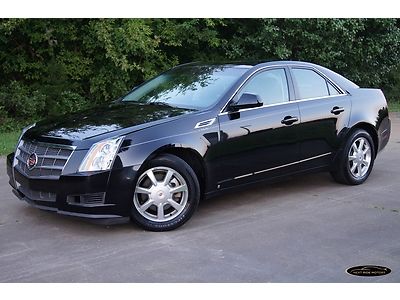 5-days*no reserve* '08 cadillac cts bose 1-owner local trade in *black-on-black*