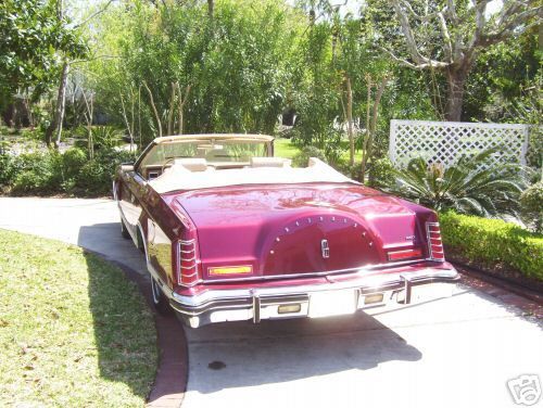 Gorgeous 1979 lincoln continental mark v convertible