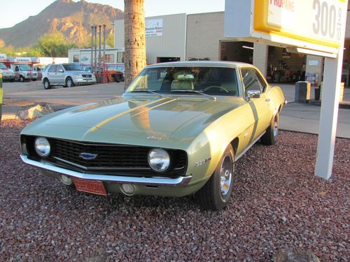 1969 chevrolet camero 59k original miles one repaint. original interior.