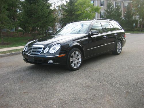 2009 mercedes e350 4matic wagon, nav, bluetooth, harmon kardon sound, jump seat