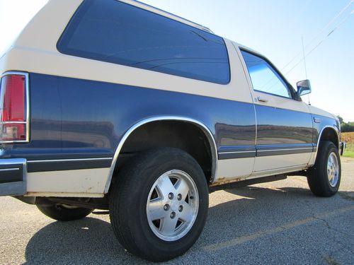 1988 chevy s-10 blazer tahoe 4x4 one owner clean