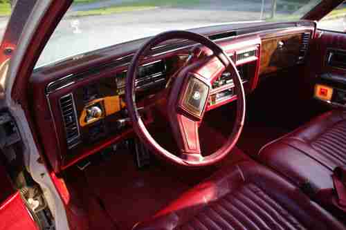 Find Used Gorgeous Red Leather Interior 1987 Cadillac