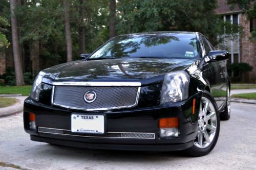 2006 cadillac cts sport performance 3.6l, black, cashmere leather, low miles