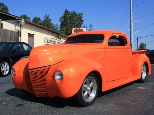 1940 ford custom pickup downs body tangelo pearl chevrolet ram jet efi powered