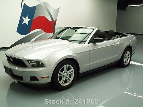 2012 ford mustang v6 convertible auto alloy wheels 55k texas direct auto