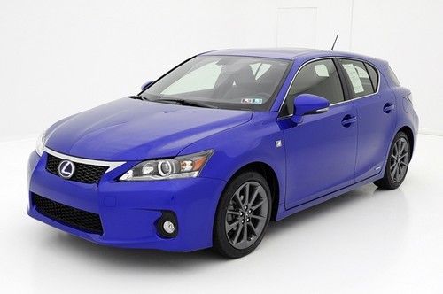 2012 lexus ct200h f-sport..navigation!   extremely rare  ultrasonic blue!