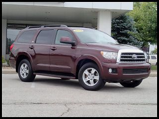 2010 toyota sequoia rwd lv8 6-spd at sr5 air conditioning alloy wheels cd player