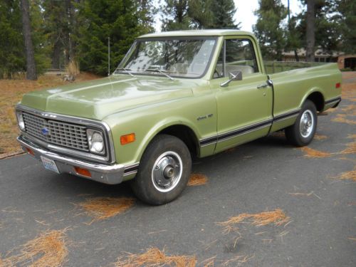 1971 chevrolet c-10 short box truck / one owner actual miles 60,000 original