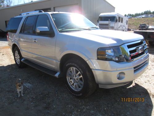2013 ford expedition limited damaged wrecked rear damage clean clear title