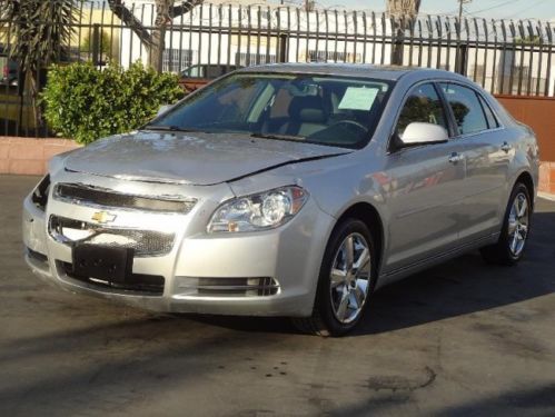 2012 chevrolet malibu lt damaged salvage only 9k miles economical priced to sell