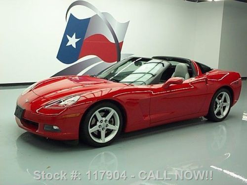 2005 chevy corvette targa top 6-spd hud htd leather 21k texas direct auto