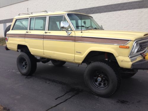 1978 jeep wagoneer 12,086 original miles!