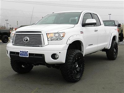 Double cab limited trd off road 4x4 custom new lift wheels tires nav leather
