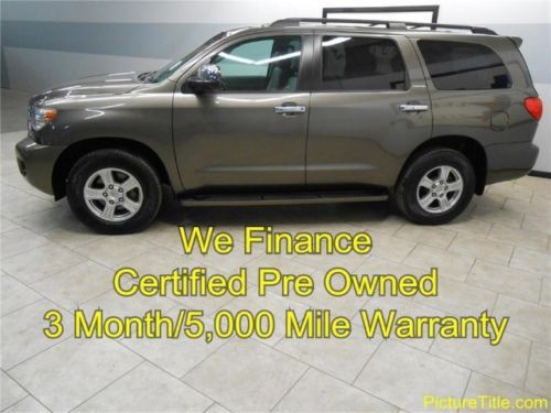 08 sequoia limited 2wd tv dvd leather heated seats sunroof we finance texas