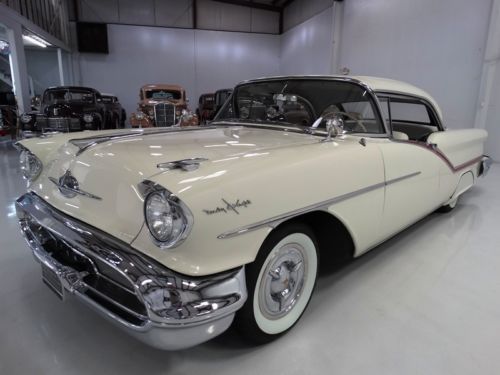 1957 oldsmobile starfire 98 deluxe holiday coupe, factory-correct alcan white!
