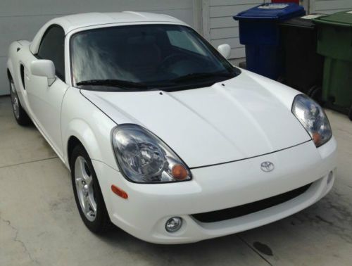 2003 toyota mr2 spyder with original 19,128 miles as of 03-22-2014