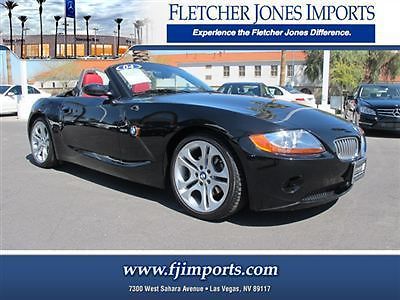 Bmw z4 roadster convertible 3.0 i6 heated seats power top smg automatic leather