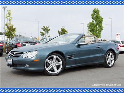2006 sl500 roadster: offered by authorized mercedes-benz dealership, exceptional