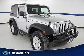 12 jeep wrangler 4x4 hardtop, automatic, grill guard, kc lights, low miles!