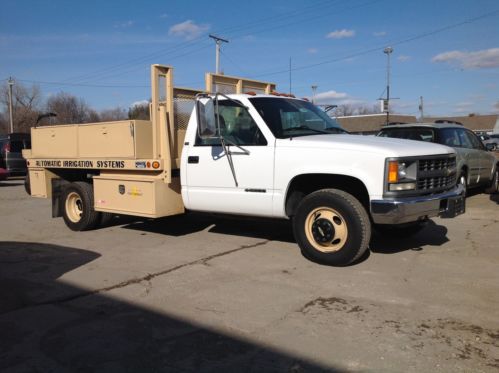 96 chevy c3500 silverado 3500 1ton diesel xtra clean flatbed super low miles