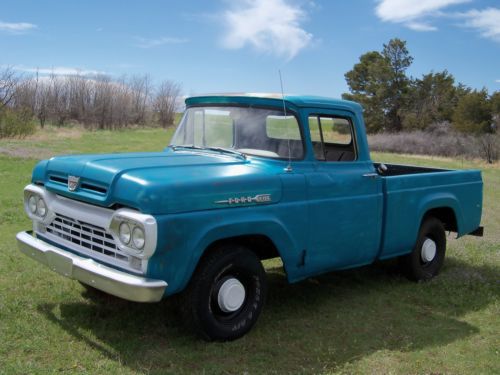 1960 ford f-100,pickup,shortbed,numbers matching,classic,v8