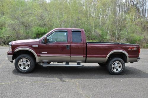 Ford f-350 super duty lariat extended cab pickup 6.0l turbo diesel no reserve