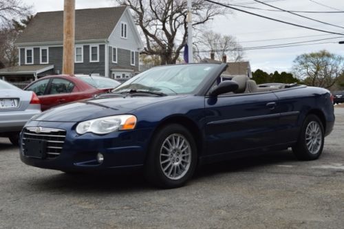 Blue convertible 2door automatic transmission v6 power equipped