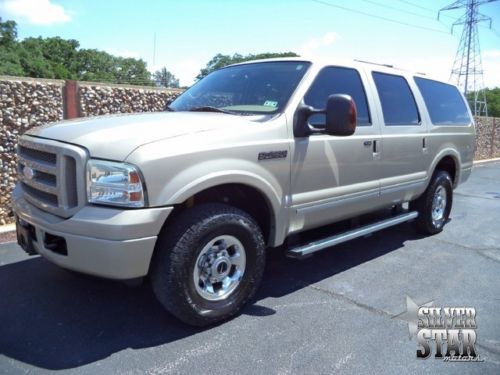 05 excursion limited 4wd diesel loaded xnice dvd leather 3rdrow tx!