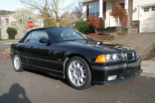 1998 bmw e36 m3 1 owner clean title &amp; history low miles black on black automatic