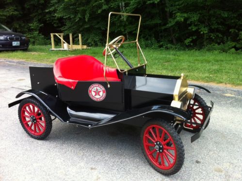 Restored vintage shriner mini 1916 ford model t roadster texaco pickup go kart