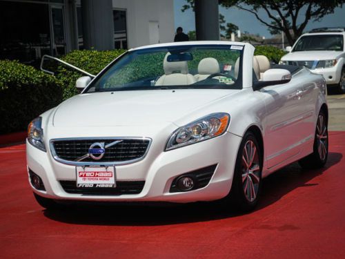 White exterior leather convertible automatic