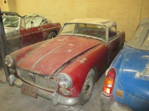 1965 mg midget chrome bumper barn find for restoration